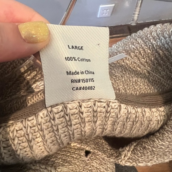 Varley Audrey Knit Polo Sweater Womens Size Large Coastal Grandma - Picture 4 of 5